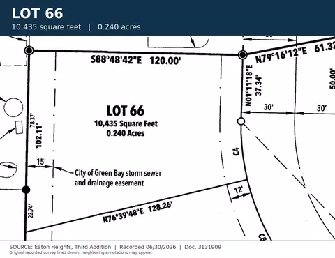 mendota drive, Green Bay, WI 54311