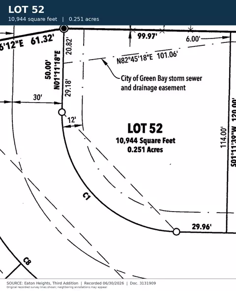 mendota drive, Green Bay, WI 54311