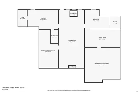 Floorplan - 1509 Dietrich Ridge Dr, Ballwin, MO 63021 photo 2 of 3