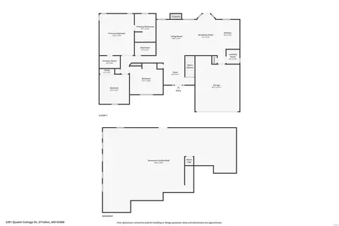 Floorplan - 2201 Quaint Cottage Dr, O'fallon, MO 63368 photo 2 of 2