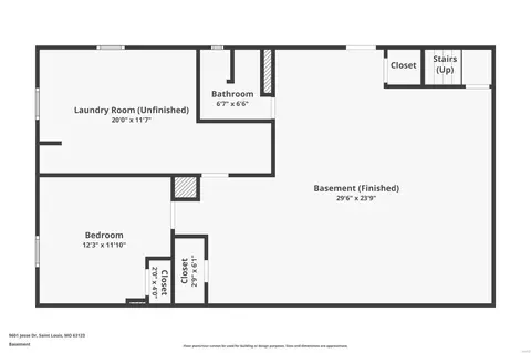 Floorplan - 9601 Jesse Dr, Affton, MO 63123 photo 2 of 3