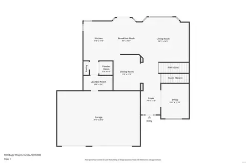 Floorplan - 5008 Eagle Wing Ct, Eureka, MO 63025 photo 1 of 4