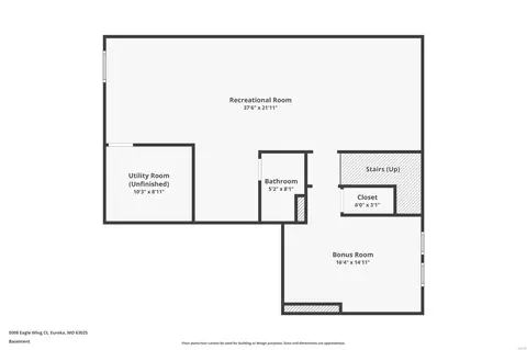 Floorplan - 5008 Eagle Wing Ct, Eureka, MO 63025 photo 3 of 4