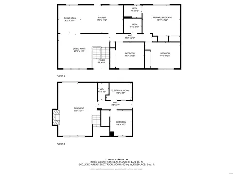 Floorplan - 577 Bridgebend Rd, Manchester, MO 63021 photo 1 of 1