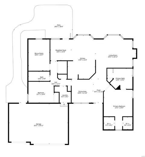 Floorplan - 20 Hampton Winds Ln, O'fallon, MO 63368 photo 1 of 1