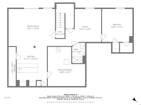 Floorplan - 1344 Kiefer Bluffs Dr, Ballwin, MO 63021 photo 2 of 4