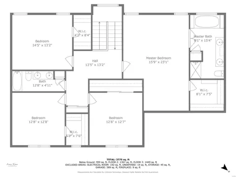 Floorplan - 1344 Kiefer Bluffs Dr, Ballwin, MO 63021 photo 1 of 4