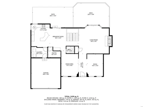 Floorplan - 3 Chastain Ct, O'fallon, MO 63368 photo 2 of 7