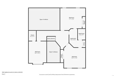 Floorplan - 16501 Highland Summit Dr, Wildwood, MO 63011 photo 2 of 2