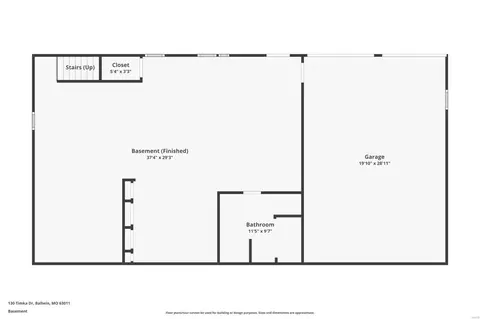 Floorplan - 130 Timka Dr, Ballwin, MO 63011 photo 1 of 3