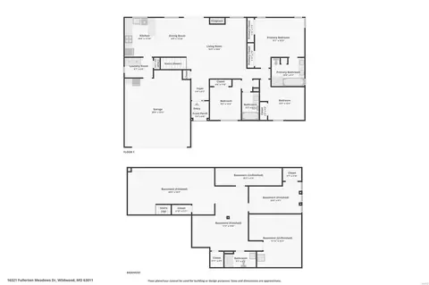 Floorplan - 16321 Fullerton Meadows Dr, Wildwood, MO 63011 photo 2 of 3