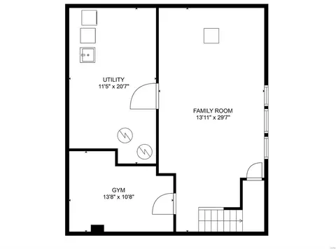 Floorplan - 950 Beacon Woods Ct, Manchester, MO 63021 photo 3 of 4