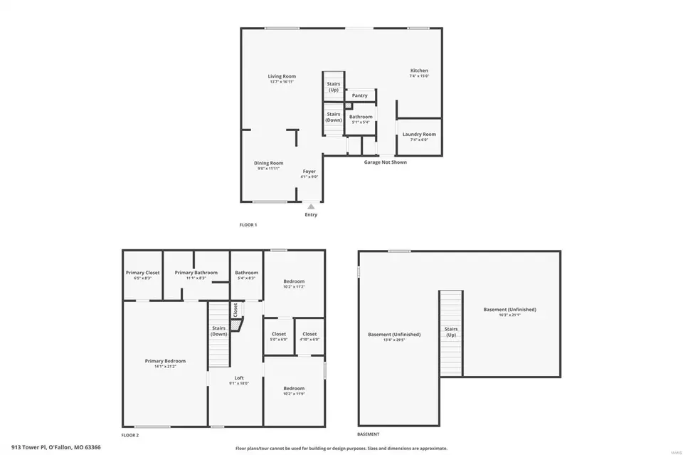 Floorplan - 913 Tower Pl, O'fallon, MO 63366 photo 2 of 2