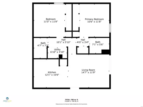 Floorplan - 7421 Triwoods Dr #E, Saint Louis, MO 63119 photo 1 of 1