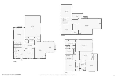Floorplan - 365 David Harrison Ln, Ballwin, MO 63021 photo 3 of 3
