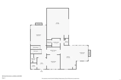 Floorplan - 365 David Harrison Ln, Ballwin, MO 63021 photo 1 of 3
