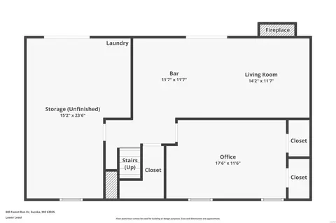 Floorplan - 800 Forest Run Dr, Eureka, MO 63025 photo 3 of 3