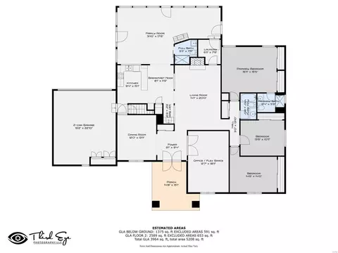 Floorplan - 716 Guenevere Dr, Ballwin, MO 63011 photo 2 of 3