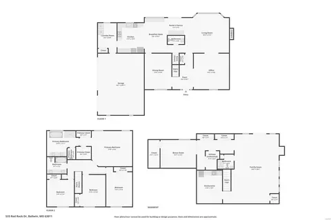 Floorplan - 533 Red Rock Dr, Wildwood, MO 63011 photo 4 of 4
