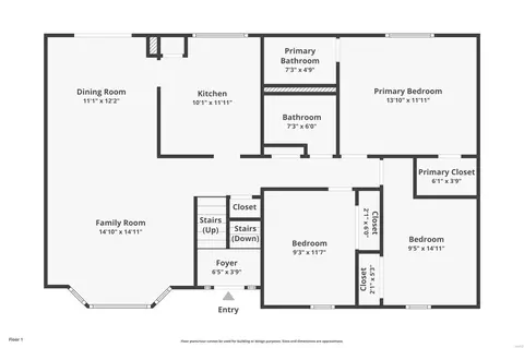 Floorplan - 337 Bellestri Dr, Ballwin, MO 63021 photo 1 of 3