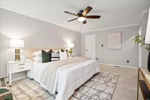Bedroom - 718 Oak Run Ln, Ballwin, MO 63021 photo 2 of 12