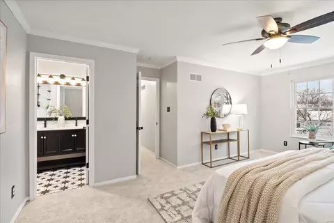 Bedroom - 718 Oak Run Ln, Ballwin, MO 63021 photo 3 of 12