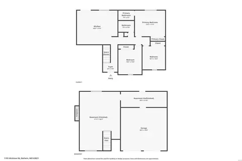 Floorplan - 1193 Wicklow Rd, Ballwin, MO 63021 photo 2 of 2