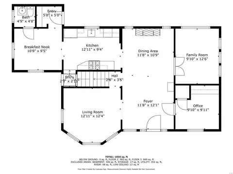 Floorplan - 615 Fairview Ave, Webster Groves, MO 63119 photo 1 of 4