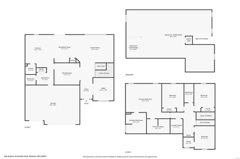 Floorplan - 243 Arbors At Bridle Path, Ballwin, MO 63021 photo 3 of 3