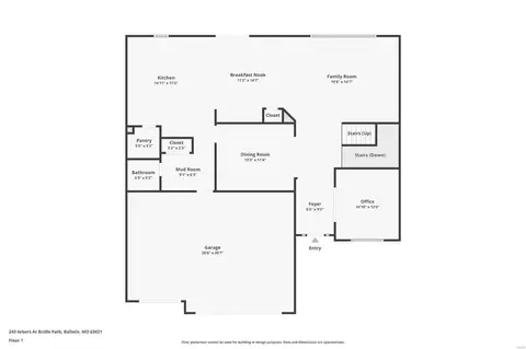 Floorplan - 243 Arbors At Bridle Path, Ballwin, MO 63021 photo 1 of 3