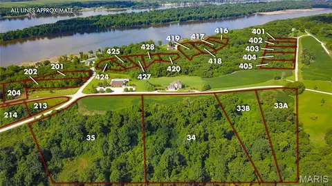 34 Lots Ab Winneberg Rd #A, Golden Eagle, IL 62036