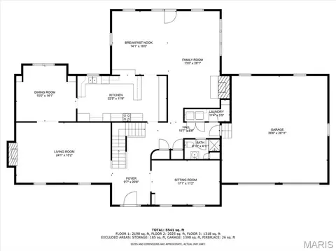 Floorplan - 590 Fairway Dr, Union, MO 63084 photo 5 of 7