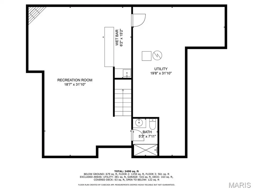 Floorplan - 610 N Harrison St, Trenton, IL 62293 photo 2 of 4