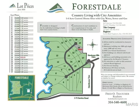 lot1 Hawthorn Hills Dr, Warrenton, MO 63383