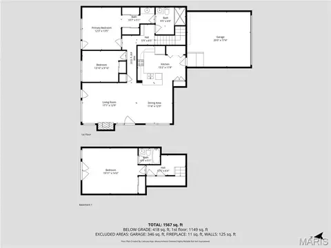Floorplan - 1872 Ridgeview Circle Dr, Ballwin, MO 63021 photo 3 of 3