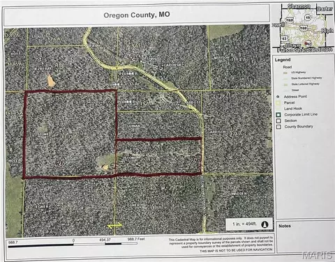 0 Oregon Co 142-255, Thayer, MO 65791