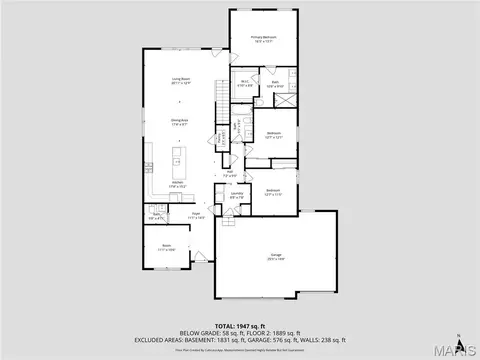 Floorplan - 5016 Pacific Crest Trl, Cottleville, MO 63304 photo 2 of 2