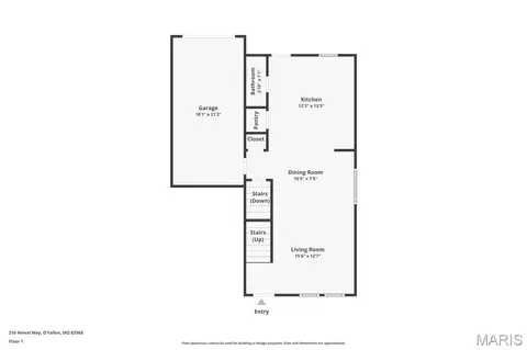 Floorplan - 210 Newal Way, O'fallon, MO 63368 photo 2 of 3