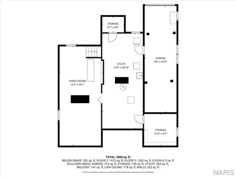Floorplan - 415 Wesley Ave, Ferguson, MO 63135 photo 1 of 4