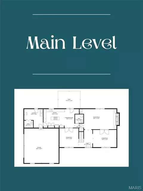 Floorplan - 621 E Wesley Dr, O'fallon, IL 62269 photo 1 of 2