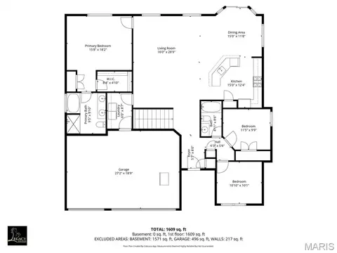 Floorplan - 1109 Foxwood Estates Dr, Arnold, MO 63010 photo 1 of 2