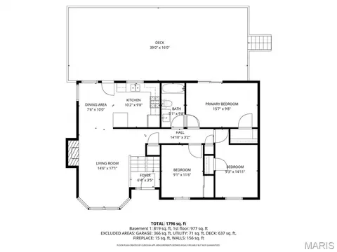 Floorplan - 3546 Stone Mill Dr, Arnold, MO 63010 photo 1 of 2