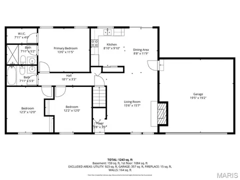Floorplan - 16118 Castlerea Blvd, Ellisville, MO 63021 photo 1 of 3