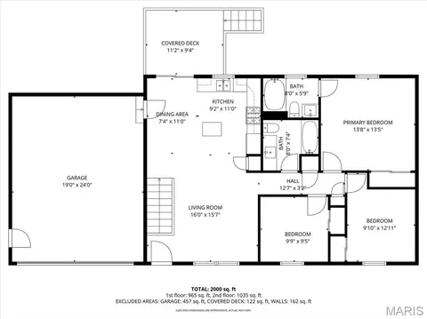 Floorplan - 1678 Elizabeth Dr, Arnold, MO 63010 photo 1 of 3