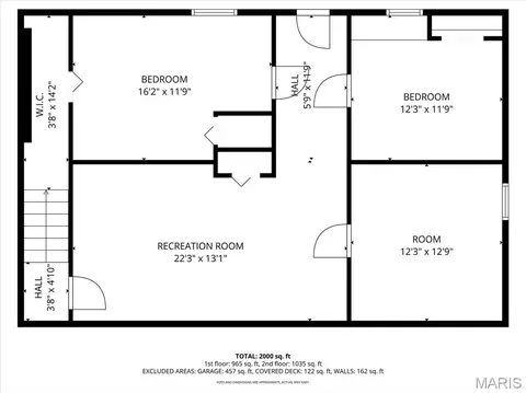 Floorplan - 1678 Elizabeth Dr, Arnold, MO 63010 photo 2 of 3