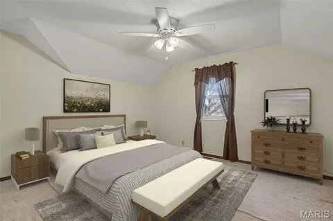Bedroom - 829 Edward St, Saint Libory, IL 62282 photo 2 of 5