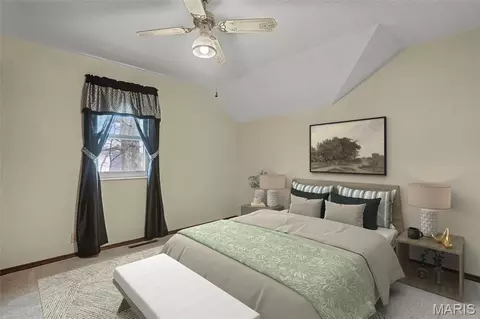 Bedroom - 829 Edward St, Saint Libory, IL 62282 photo 4 of 5