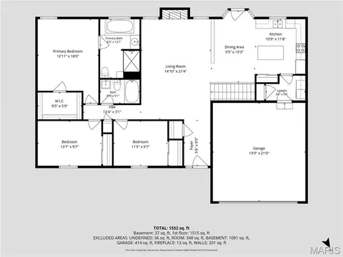 Floorplan - 8 Knoll Ridge Ct, O'fallon, MO 63368 photo 2 of 3