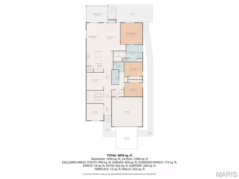 Floorplan - 821 Upland Loop, O'fallon, MO 63368 photo 1 of 3