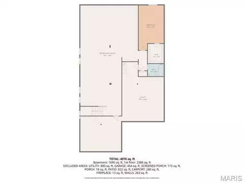 Floorplan - 821 Upland Loop, O'fallon, MO 63368 photo 2 of 3